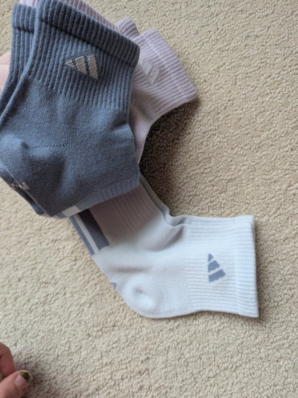 NEW ADIDAS Women's size 5-10 Superlite Quarter Socks 6-Pack ClimaCool NWT pink - Picture 7 of 10